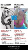 Profesjonalna modelka VS Facebookowa...