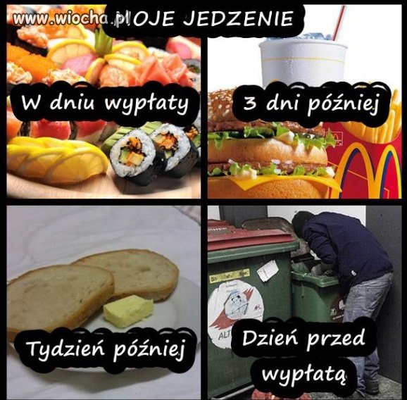 Jutro mam wypłatę...