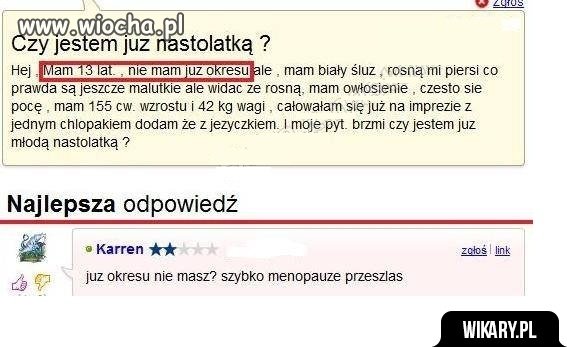 Czy jestem już nastolatką ?