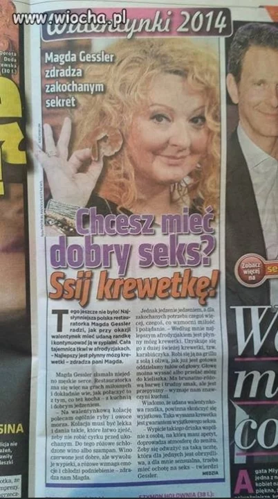 A między nogami ma małże???