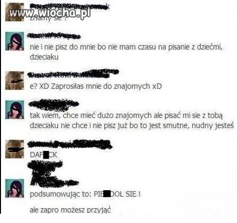 Bo chce mieć dużo znajomych