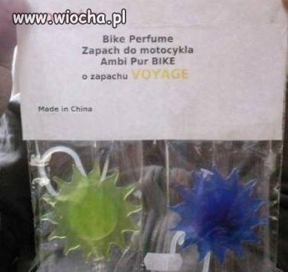 Zapach do motocykla