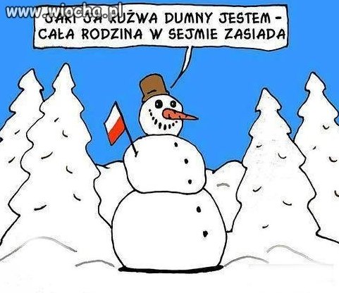 Bałwan prawde powie...