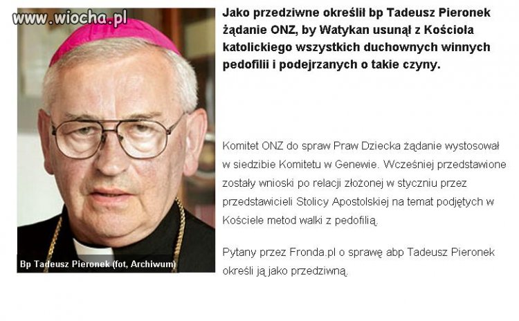 Czy on nie rozumie że pedofilia jest zła? 