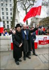 Protest Polaków w Londynie.