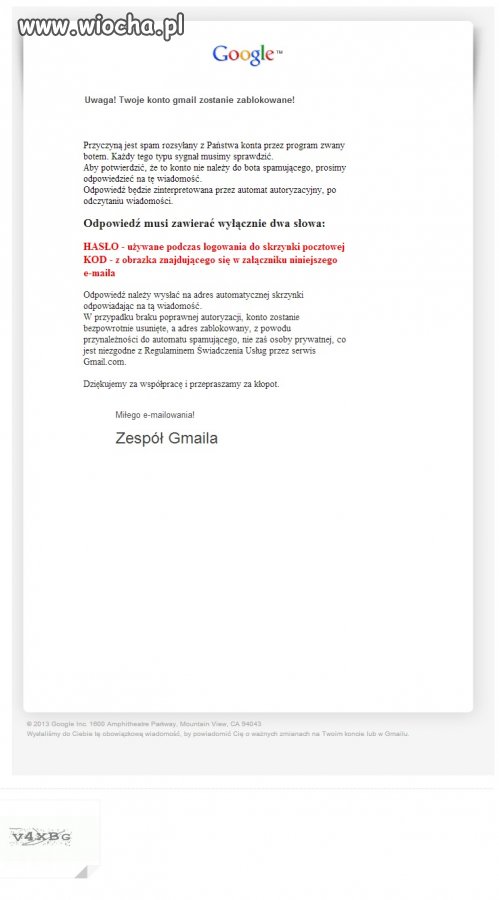 Uwaga na oszusta!