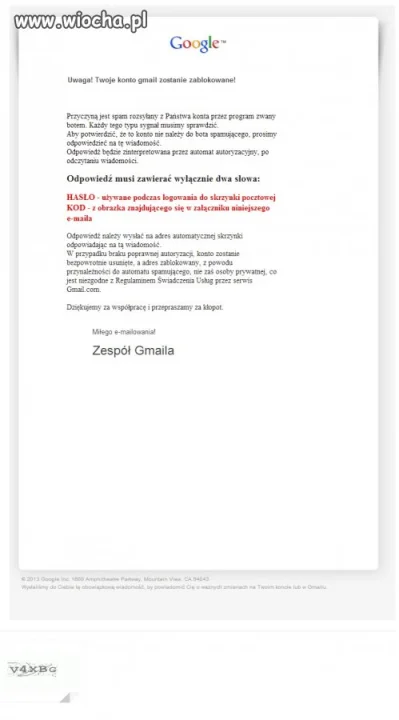 Uwaga na oszusta!
