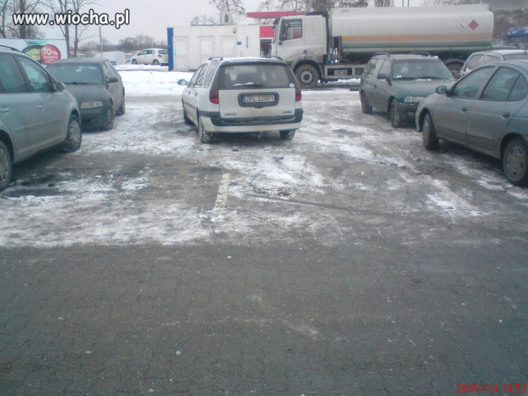 Szczecin - parking przy Tesco