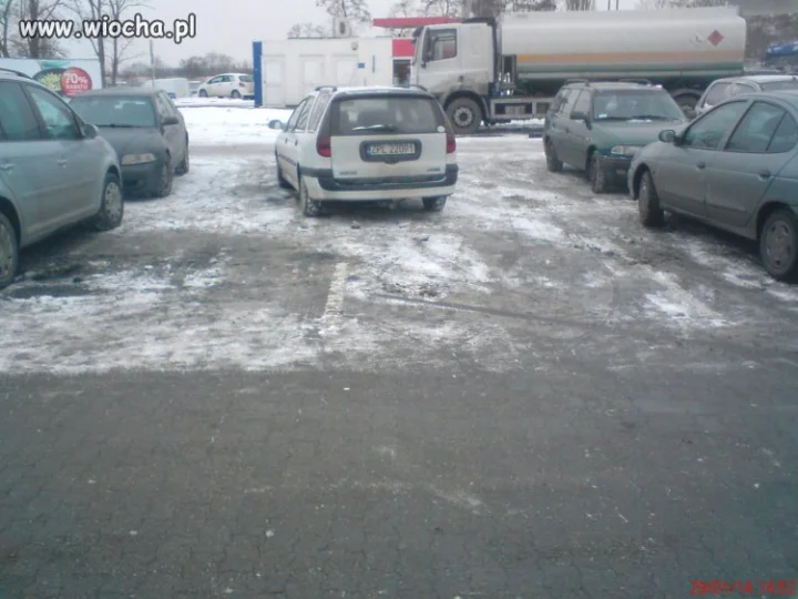 Szczecin - parking przy Tesco