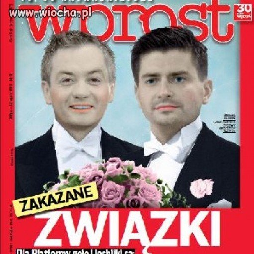 Biedroń i jego partner 