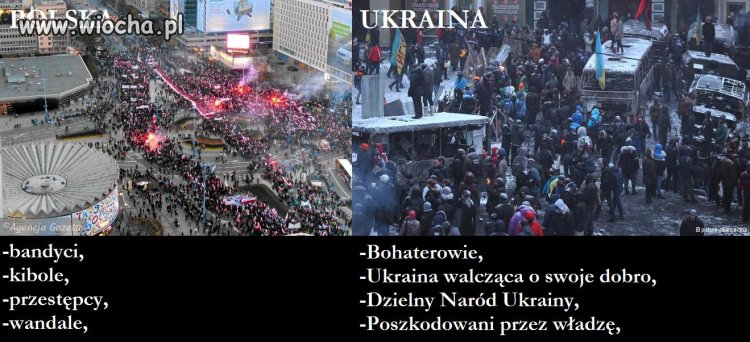 Dwa państwa, jedni protestują bo chcą do Unii, 