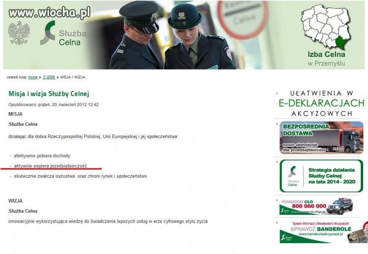 Służba Celna wspiera mnie!