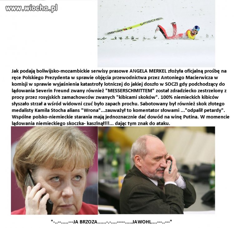 Zamach tysiąclecia...w SOCZI