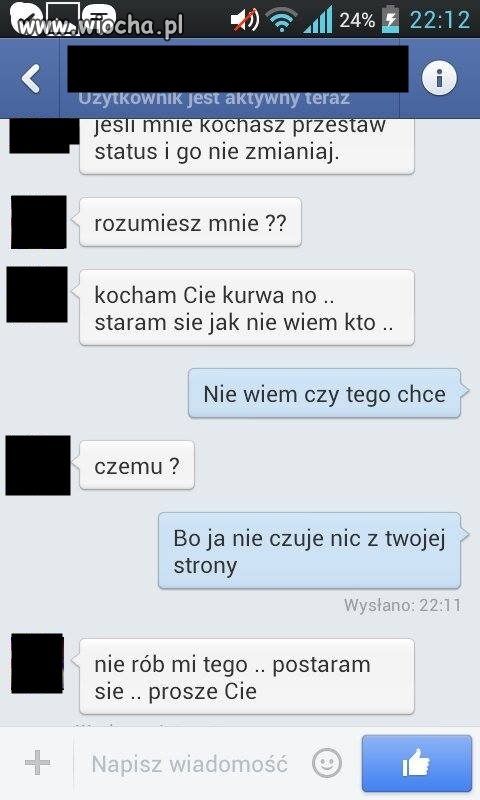 Jeśli mnie kochasz przestaw status