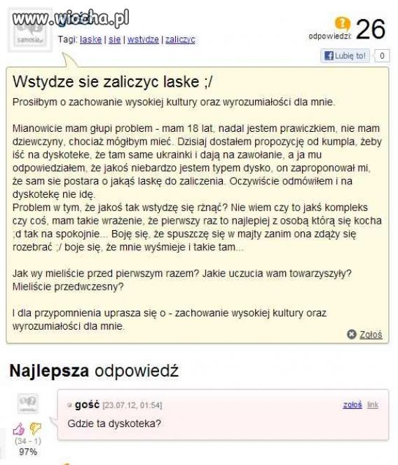 Wyrozumiali polacy zawsze pomogą.
