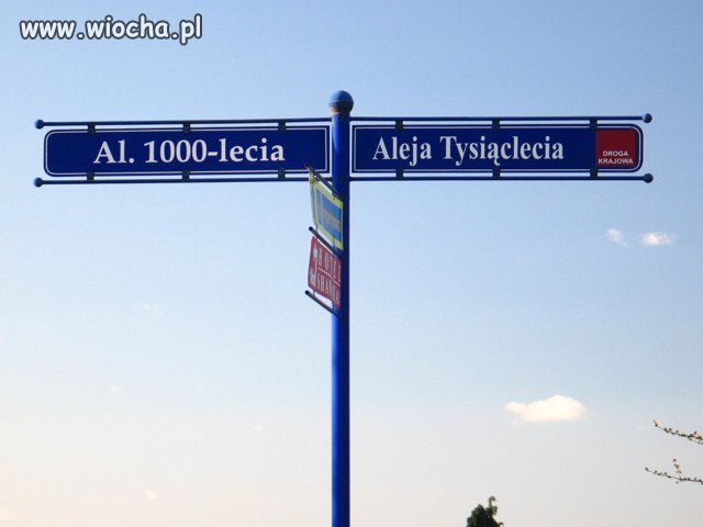 Dwie różne ulice.