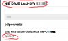 Odpowiedź nastolatka na swoim profilu