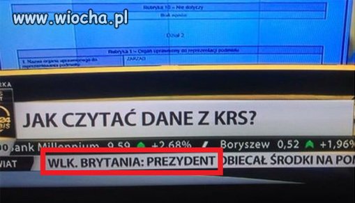 Prezydent Wielkiej Brytanii