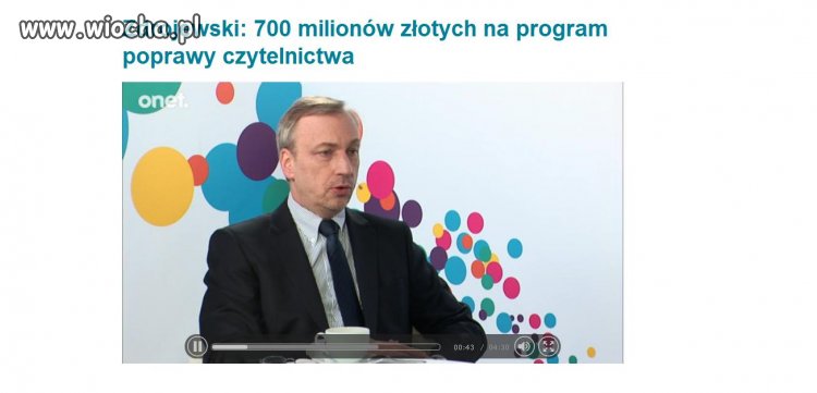 700 mln na poprawę czytelnictwa 