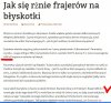 W tym kraju najlepiej robi się kase na frajerach