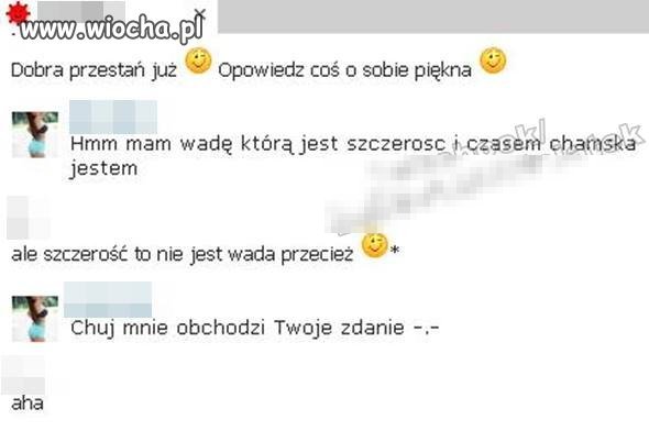 Niema to Jak szczera dziewczyna