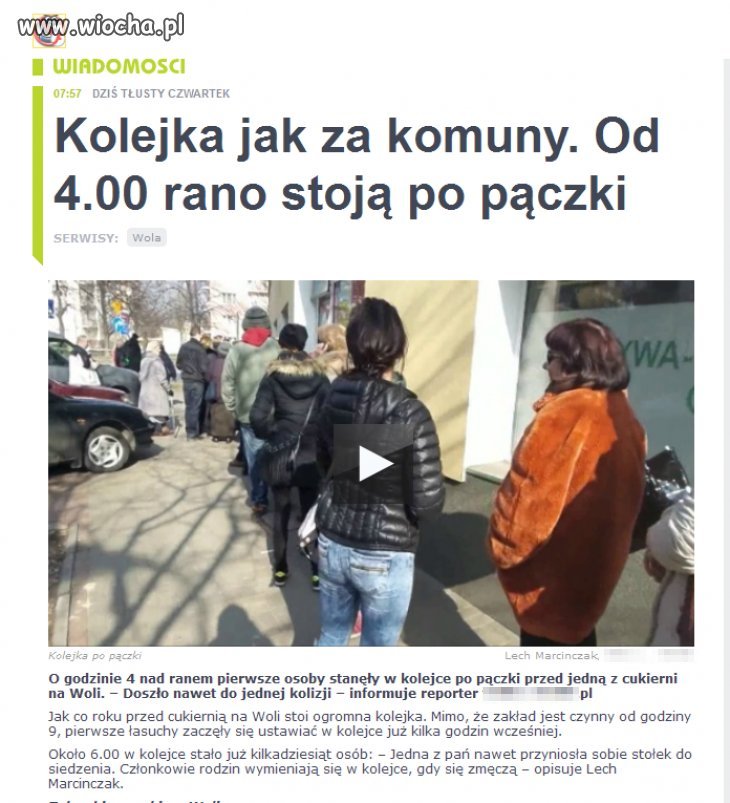 Tłusty czwartek - tradycyjnie