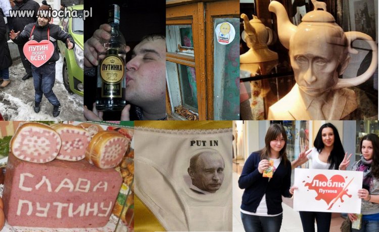PUTIN mielonka, wódka, gacie czy czajnik.