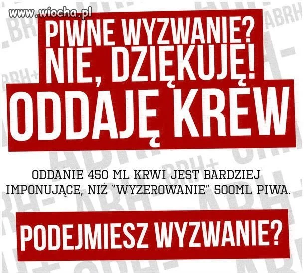 Pić piwo to każdy potrafi.