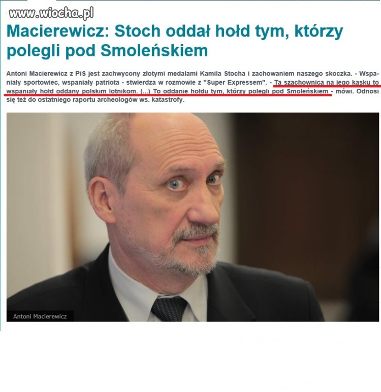 Ktoś jeszcze sądzi, że on jest zdrowy na umyśle???