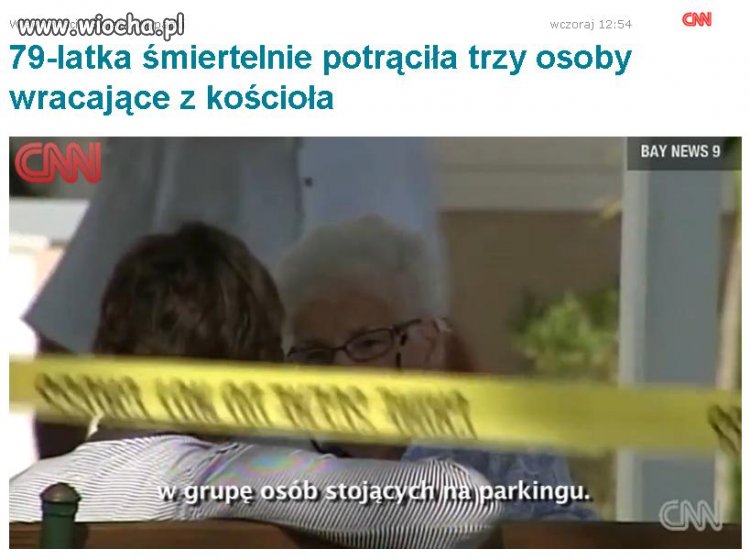 Staruszki po kościele potrafią być niebezpieczne...