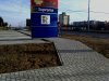 Zablokowany chodnik