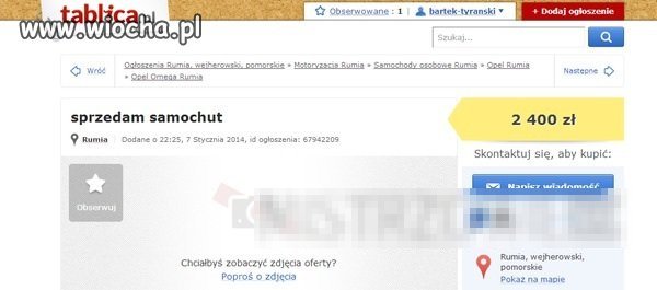 Sprzedam "samochut"