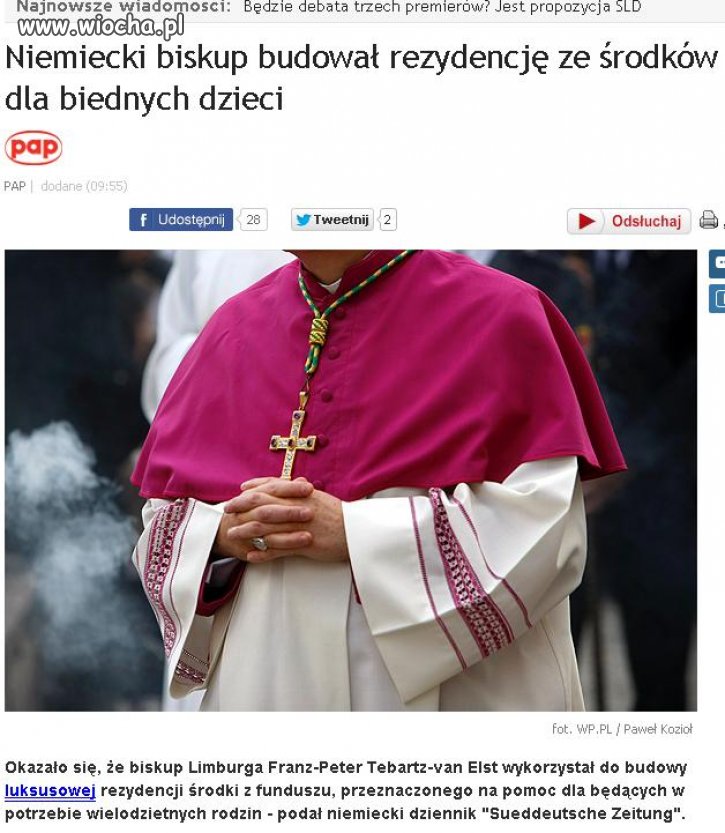 Ze środków na biedne dzieci...