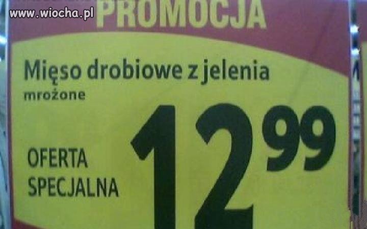 To drób czy jeleń w końcu??