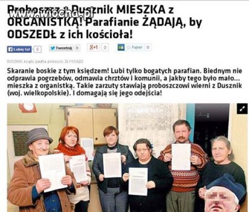 Parafianie przeciwko miłości?
