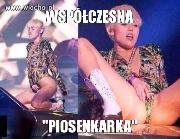 Współczesna "piosenkarka"