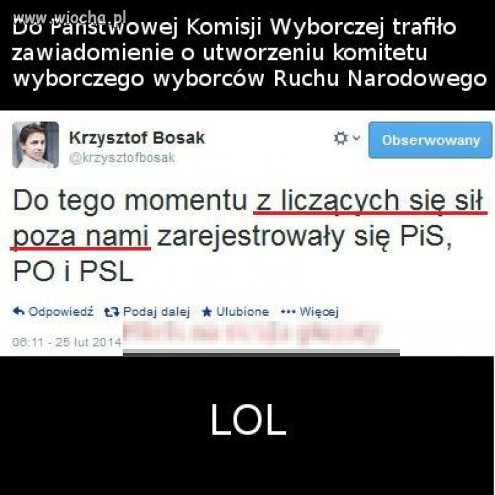 Ruch Narodowy liczącą się siłą!!!