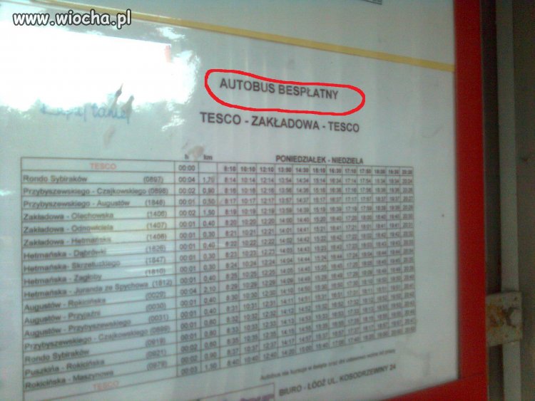Autobus Bespłatny