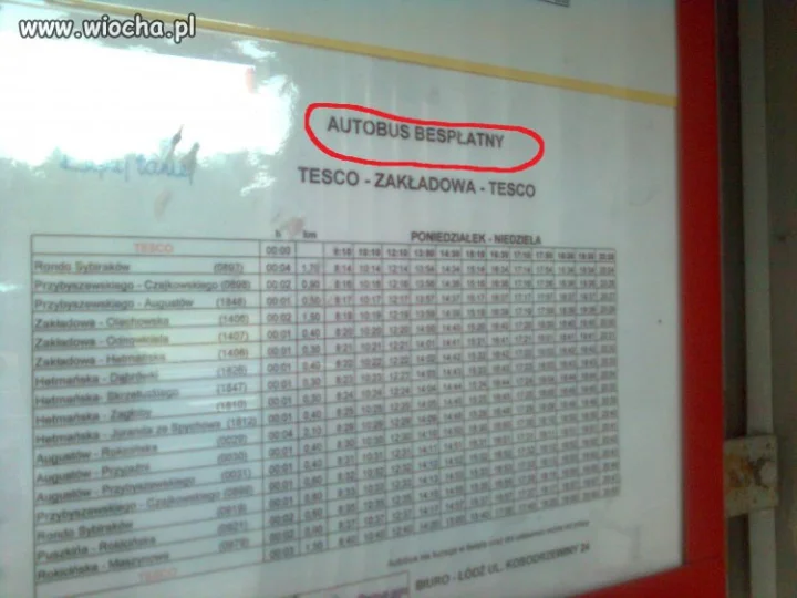 Autobus Bespłatny