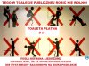 Tego w toalecie publicznej robić nie wolno!