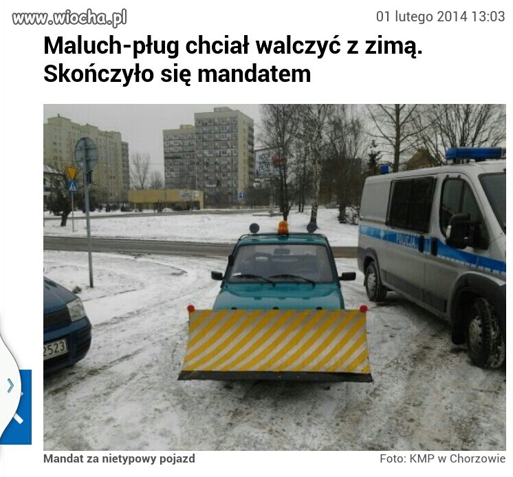 Chciał pomagać a dostał mandat