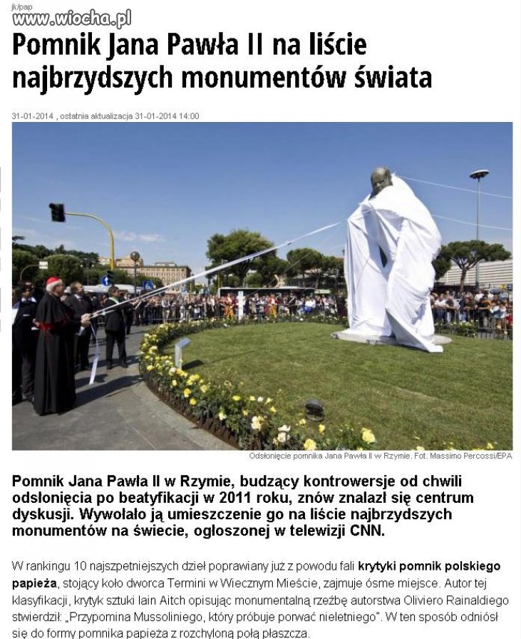  „Przypomina Mussoliniego, który próbuje porwać nieletniego”