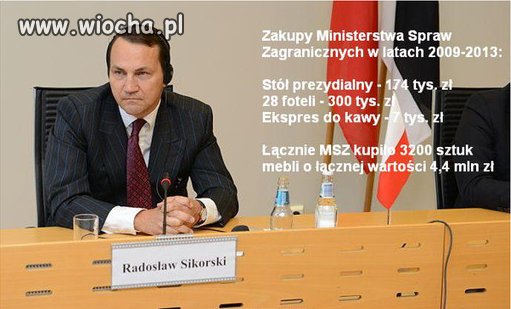 Jedni wolą galeon, inny stół i fotele...