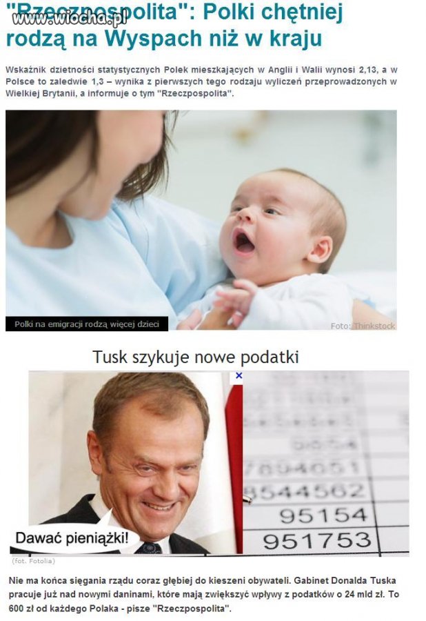 Polki rodzą dzieci za granicą.