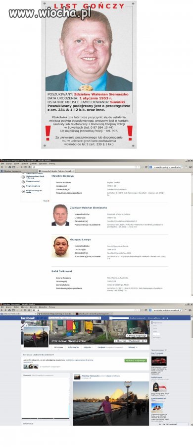Oficjalnie poszukiwany przez Policję z art. 231 kk