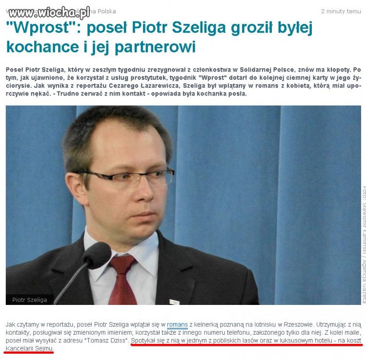 Ten poseł bzyka na koszt podatnika...