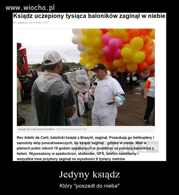 Bajka o księdzu który poszedł do nieba.