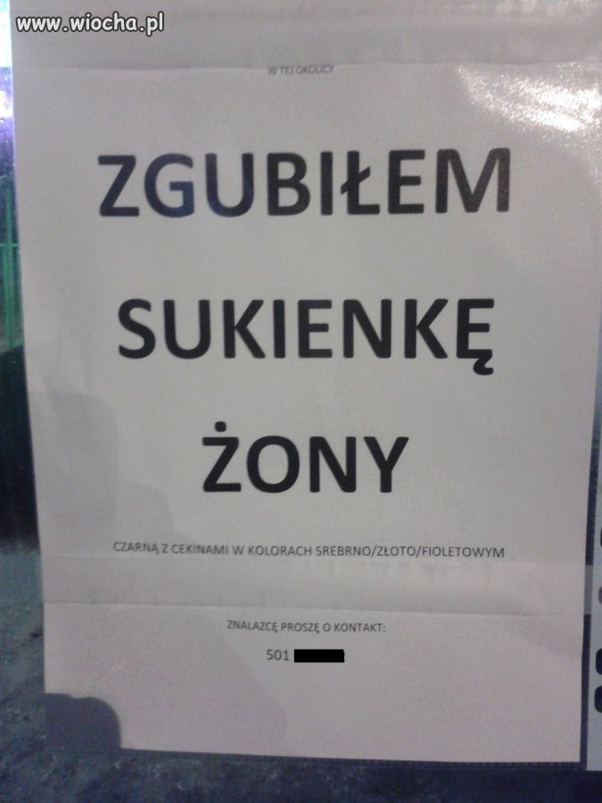 To źle...