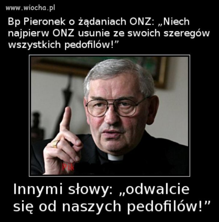 Po raz kolejny staje w obronie księży pedofilów!