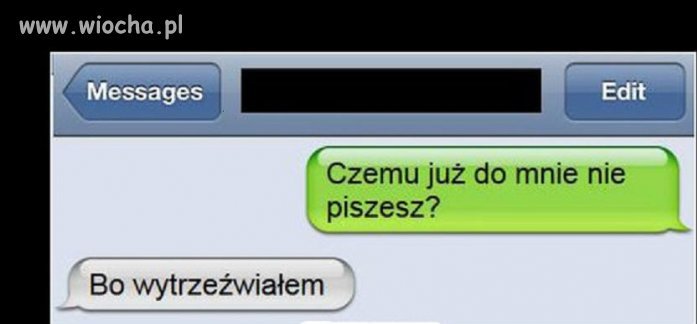 Pijany nie jesteś sobą
